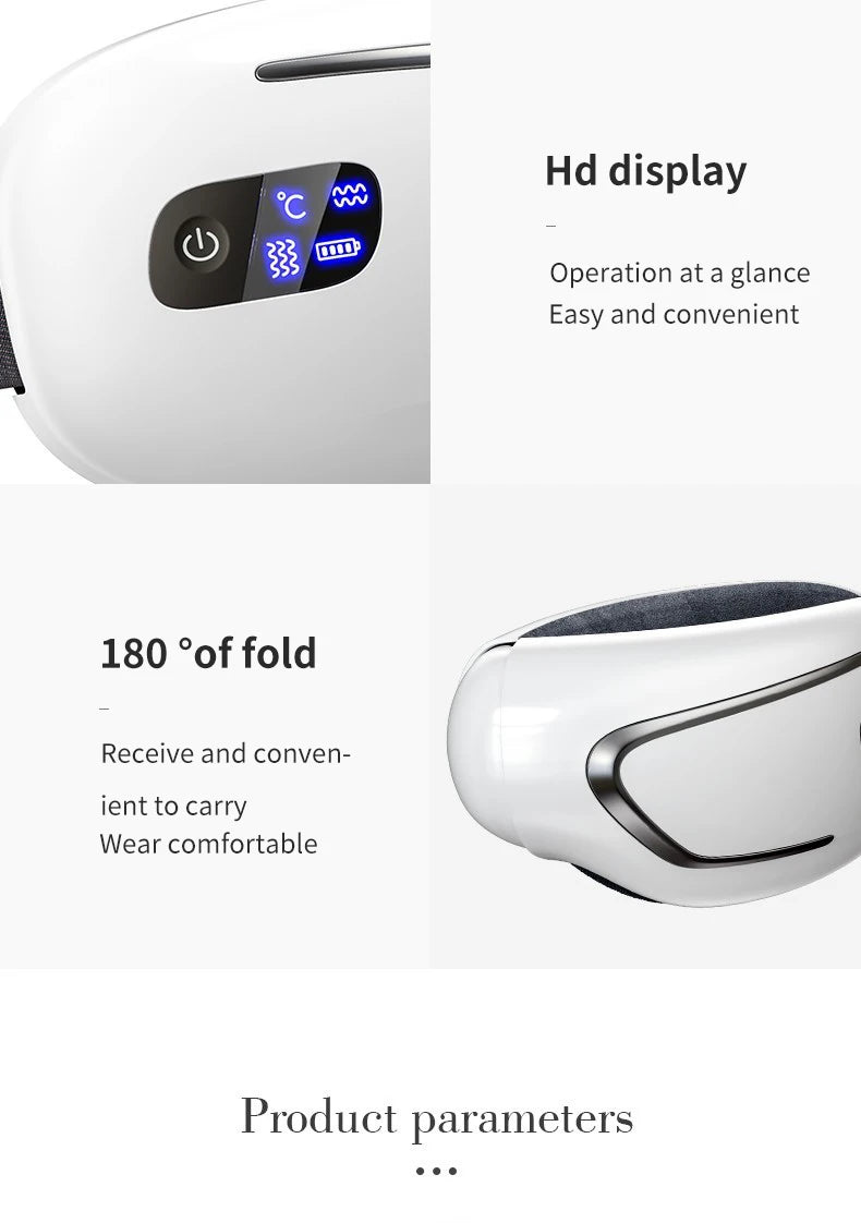 2023 High Quality Product ai smart hot eye massager with heat compression