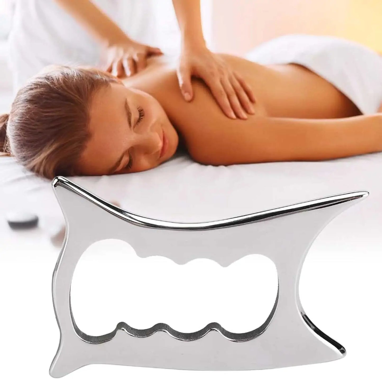 Gua Sha Scraping Massage Tool for Soft Tissue, Myofascial Release IASTM Tools for Back, Legs, Arms, Neck, Shoulder Muscle Relax