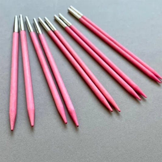 LYKKE 5 inch Blush Interchangeable Knitting Needle Normal Tips