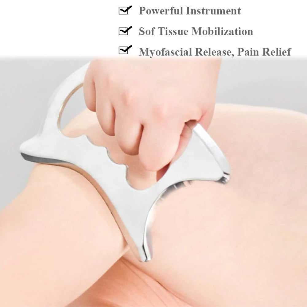 Gua Sha Scraping Massage Tool for Soft Tissue, Myofascial Release IASTM Tools for Back, Legs, Arms, Neck, Shoulder Muscle Relax