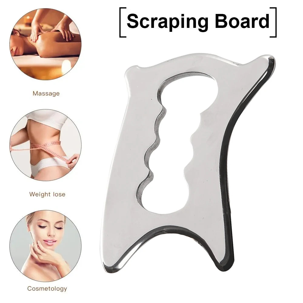 Gua Sha Scraping Massage Tool for Soft Tissue, Myofascial Release IASTM Tools for Back, Legs, Arms, Neck, Shoulder Muscle Relax