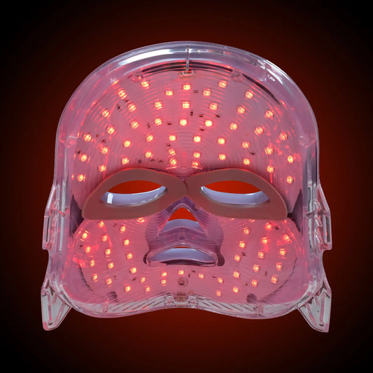 7 Colors Led Facial Mask With Neck Red Light Therapy Mask For Skin Tightening Lifting Anti-aging Bio-Light Beauty Whitening Home