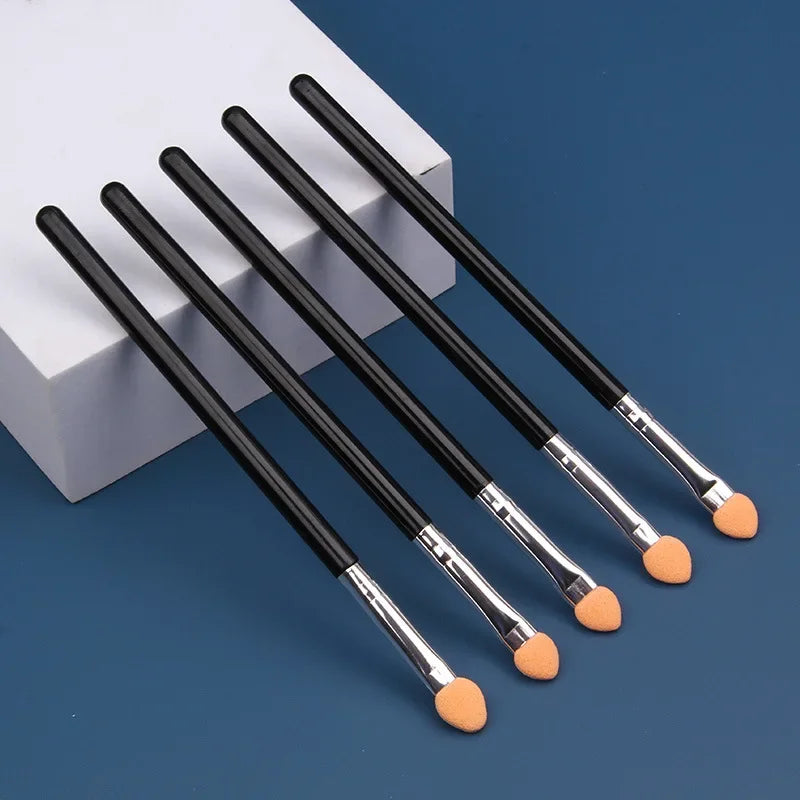 Hot 1/5/10PC Eye Shadow Brush Makeup Dual Sided Sponge Nylon Set Eye Shadow Brushes for Cosmetic Applicator Makeup